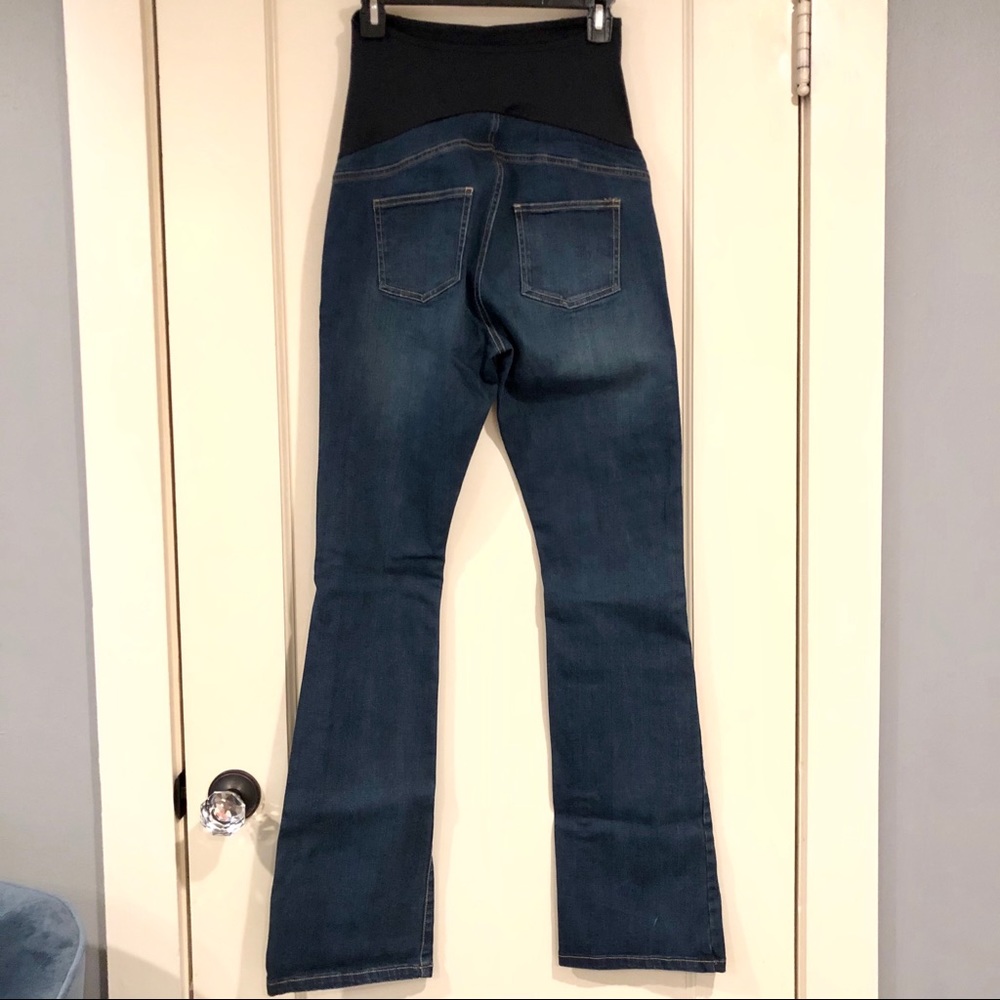 NWOT Kimi + Kai Leni Bootcut Maternity Jeans, 26 - Picture 3 of 12